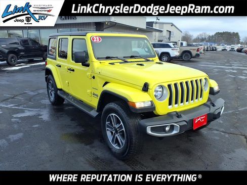 Used 2023 Jeep Wrangler Sahara w/ Cold Weather Group image 1
