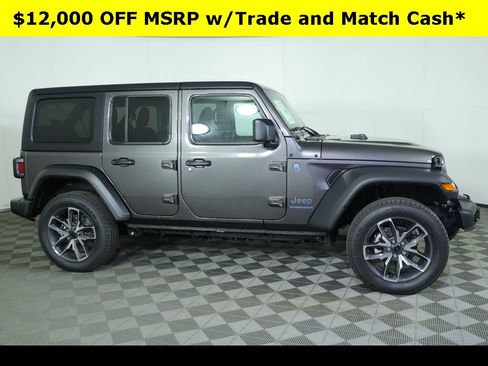 New 2025 Jeep Wrangler Unlimited Sport S 4xe w/ Convenience Group image 1