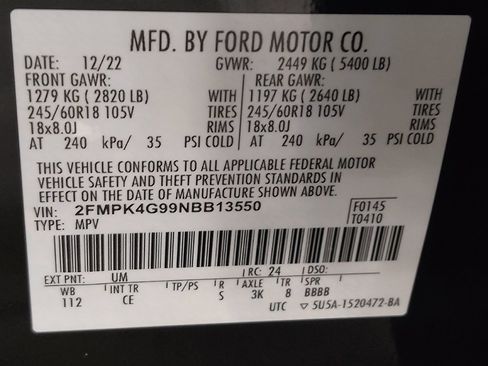 Used 2022 Ford Edge SE AWD/4WD image 33