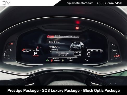 Used 2023 Audi SQ8 Prestige w/ Prestige Package AWD/4WD image 33