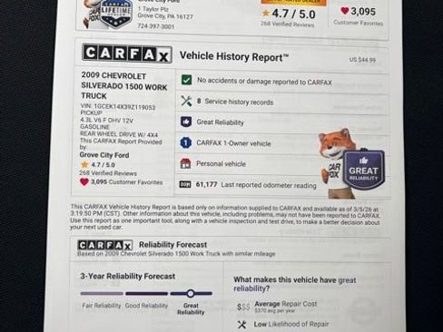 Used 2009 Chevrolet Silverado 1500 W/T image 24