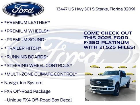 Used 2025 Ford F350 Platinum AWD/4WD image 17
