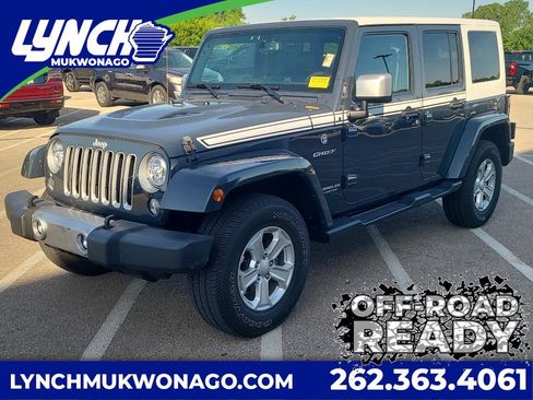 Used 2017 Jeep Wrangler Unlimited Sahara w/ Quick Order Package 24E Chief AWD/4WD image 1