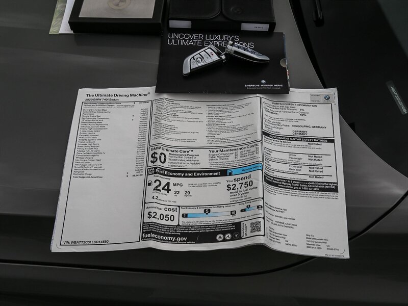 Used 2020 BMW 740i RWD image 39