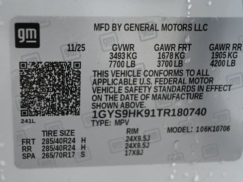 Used 2026 Cadillac Escalade V w/ LPO, ONYX Package AWD/4WD image 55