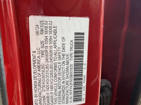 Used 2025 Honda Ridgeline RTL image 10