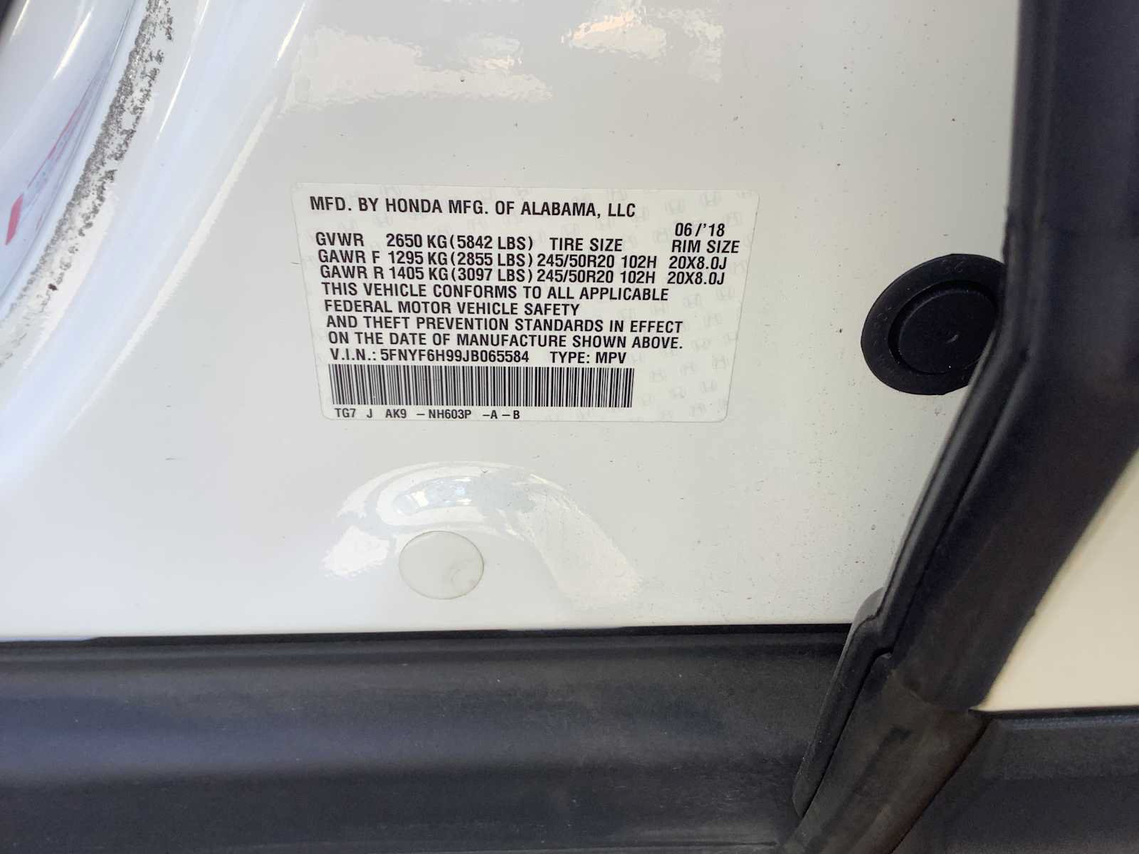 Used 2018 Honda Pilot Touring image 10