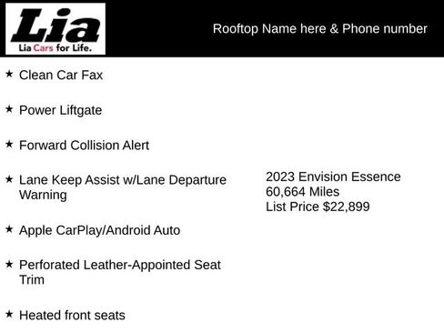 Used 2023 Buick Envision Essence image 1