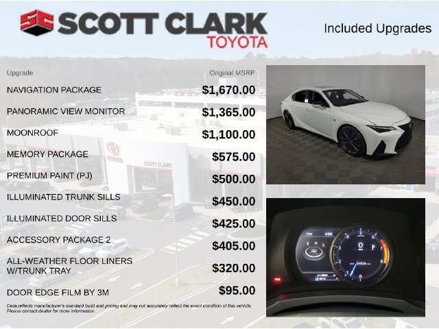 Used 2024 Lexus IS 350 F Sport w/ Navigation Package RWD image 8