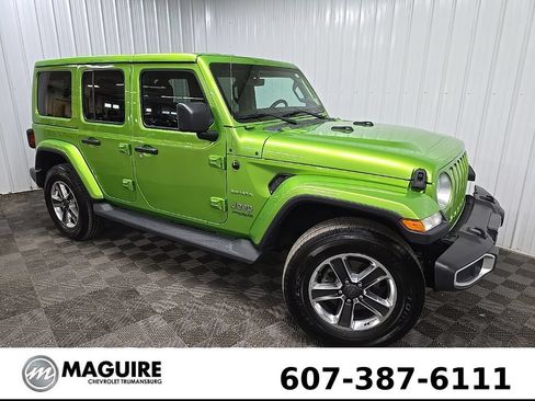 Used 2020 Jeep Wrangler Unlimited Sahara w/ Uconnect 4C Nav & Sound Group AWD/4WD image 7