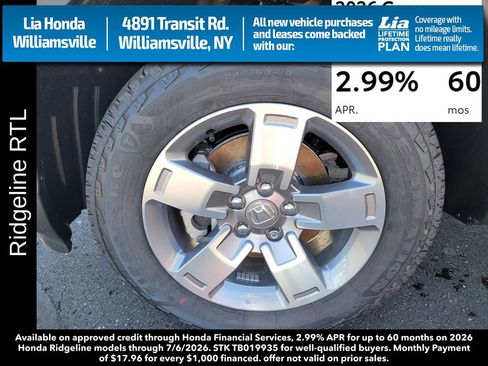 New 2026 Honda Ridgeline RTL image 11