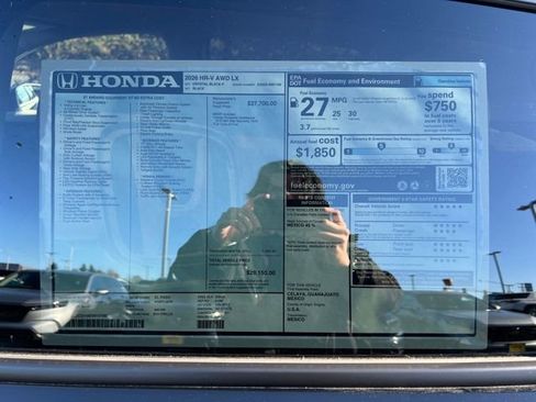 New 2026 Honda HR-V LX image 29