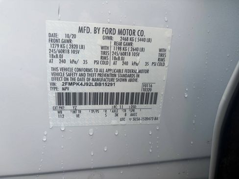 Used 2020 Ford Edge SEL w/ Cold Weather Package AWD/4WD image 13