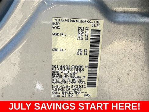 Used 2023 Nissan Altima 2.5 SR FWD image 21