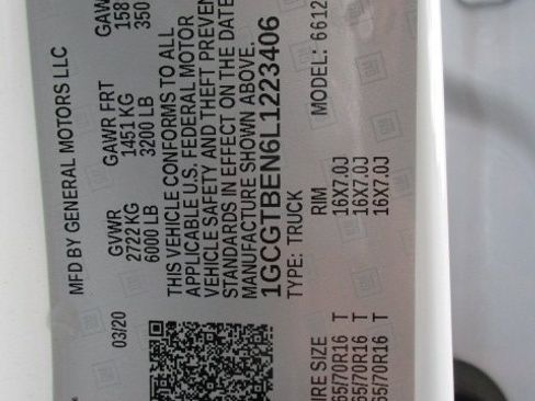 Used 2020 Chevrolet Colorado W/T w/ WT Convenience Package image 9