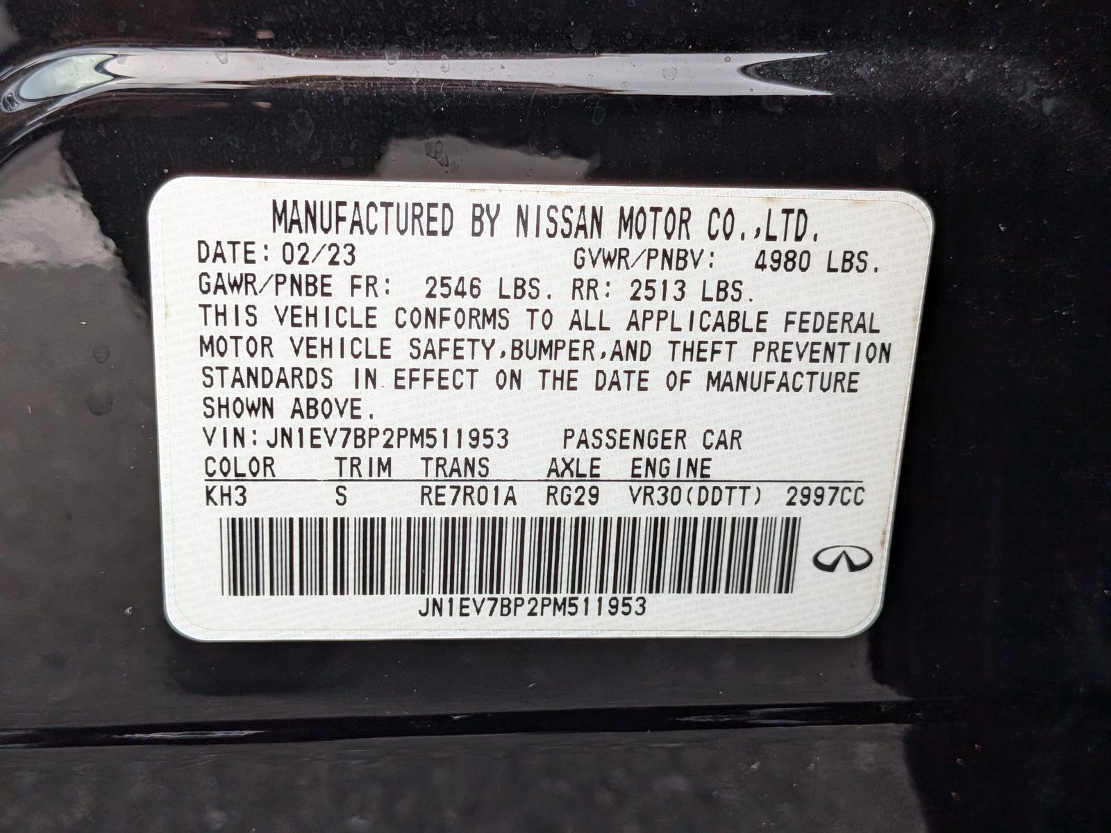 Used 2023 INFINITI Q50 Luxe w/ Cargo Package RWD image 41