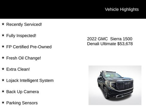 Used 2022 GMC Sierra 1500 Denali Ultimate image 2