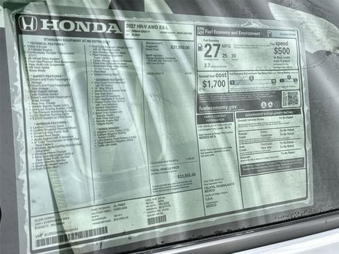 New 2027 Honda HR-V EX-L image 32