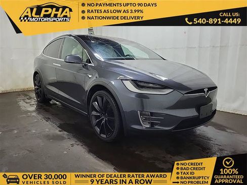 Used 2020 Tesla Model X Long Range AWD/4WD image 1