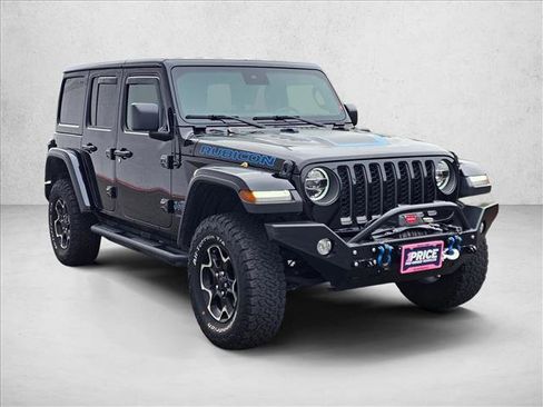 Used 2021 Jeep Wrangler Unlimited Rubicon 4xe w/ Cold Weather Group AWD/4WD image 3