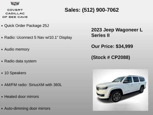 Used 2023 Jeep Wagoneer L Series II image 6