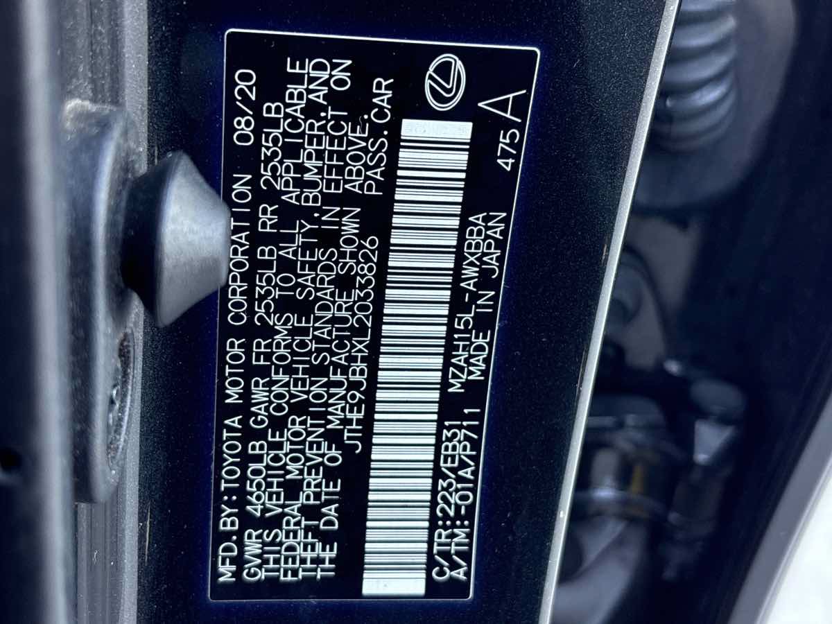 Used 2020 Lexus UX 250h F Sport w/ Accessory Package AWD/4WD image 29
