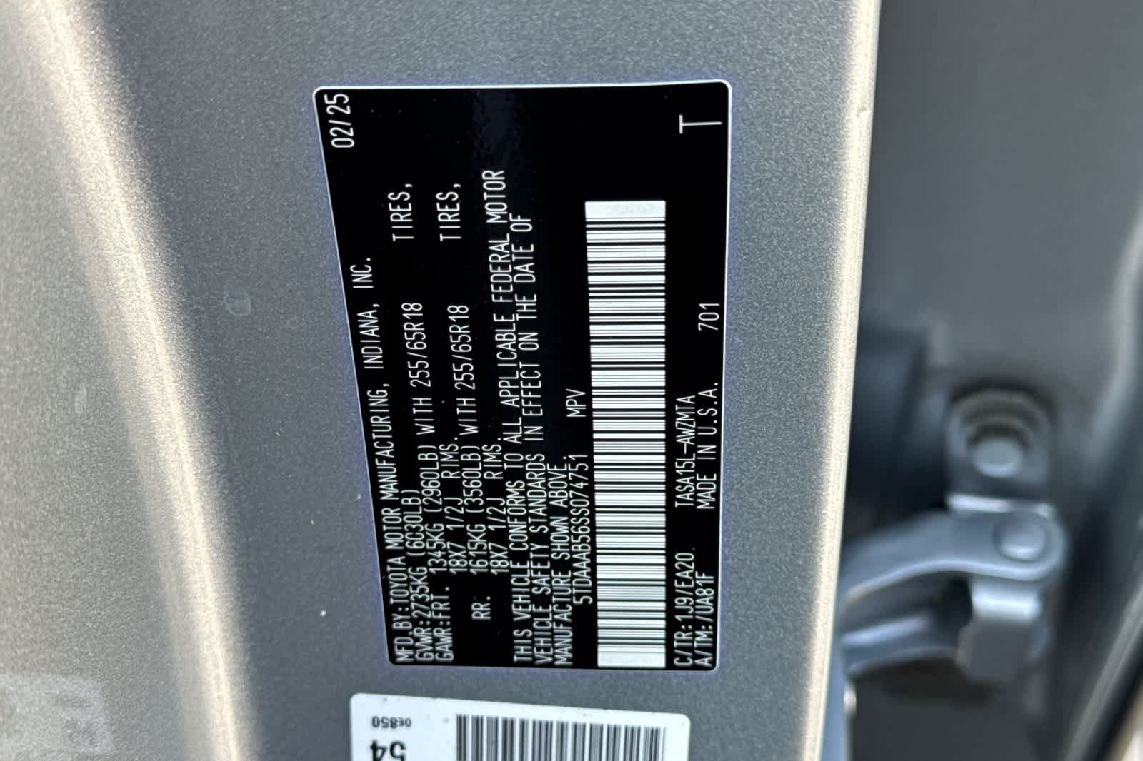 Certified 2025 Toyota Grand Highlander AWD image 34