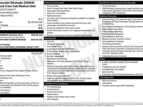 New 2026 Chevrolet Silverado 2500 W/T w/ WT Convenience Package AWD/4WD image 5