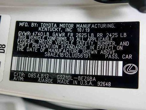 Used 2020 Lexus ES 350 w/ Accessory Package 2 FWD image 30