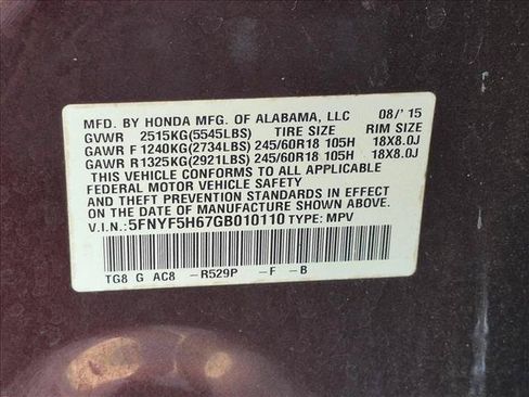 Used 2016 Honda Pilot EX-L image 15