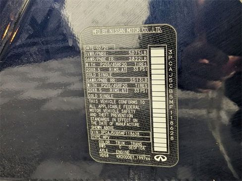 Used 2021 INFINITI QX50 Sensory image 37