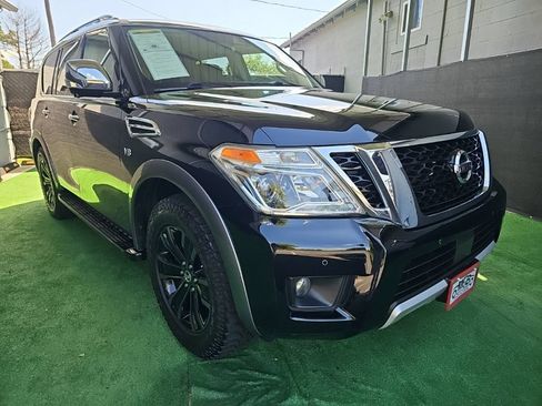 Used 2018 Nissan Armada Platinum w/ Captain Seat Package AWD/4WD image 1