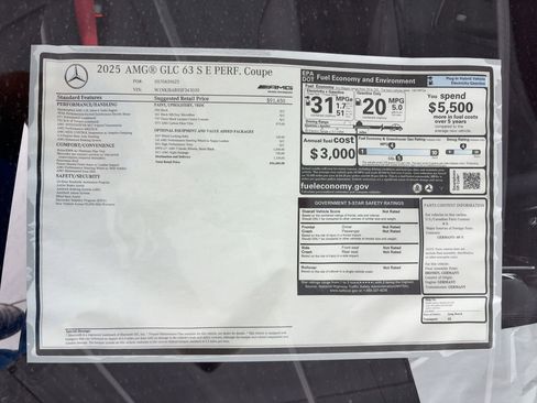 New 2025 Mercedes-Benz GLC 63 AMG S image 31