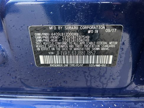 Used 2018 Subaru WRX Limited image 38