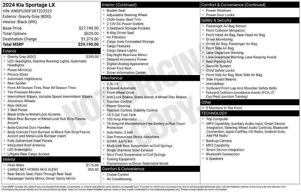 Used 2024 Kia Sportage LX FWD image 5