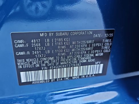 New 2026 Subaru Crosstrek 2.5i Wilderness w/ Crosstrek Mirror Package image 38