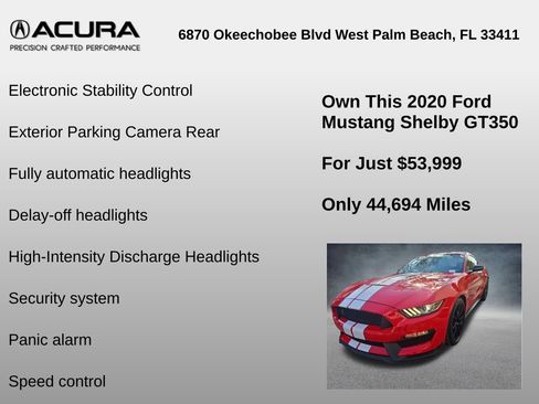 Used 2020 Ford Mustang Shelby GT350 w/ Technology Package image 36