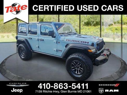 Certified 2024 Jeep Wrangler Unlimited Rubicon w/ XTREMEE 35" Tire Package image 1