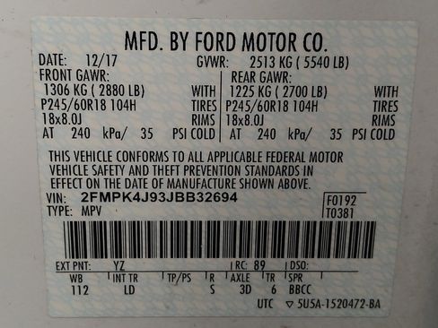 Used 2018 Ford Edge SEL w/ Equipment Group 201A AWD/4WD image 33