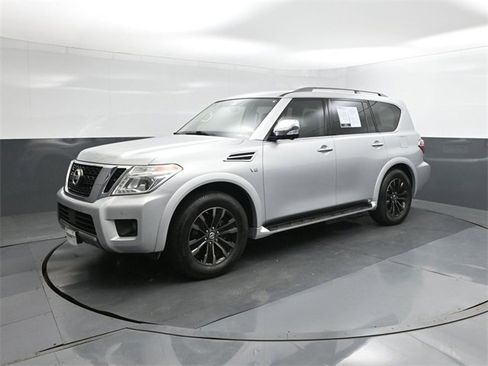 Used 2019 Nissan Armada Platinum w/ Captain's Chairs Package image 1