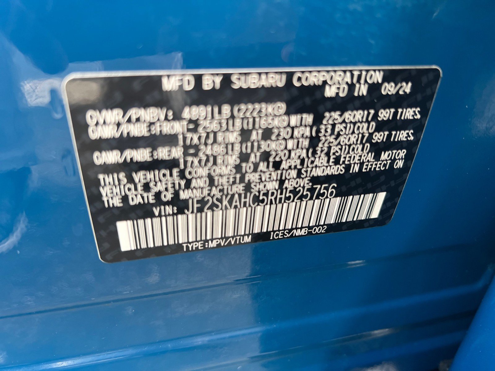 Certified 2024 Subaru Forester Wilderness w/ Convenience Package AWD/4WD image 16