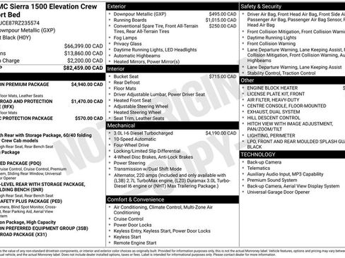 Used 2024 GMC Sierra 1500 Elevation w/ Elevation Premium Package AWD/4WD image 62