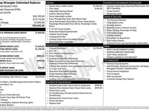 Certified 2020 Jeep Wrangler Unlimited Rubicon AWD/4WD image 9