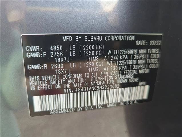 Used 2022 Subaru Outback Limited AWD/4WD image 27