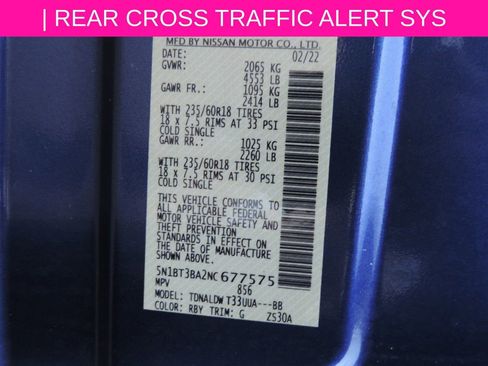 Certified 2022 Nissan Rogue SV image 13