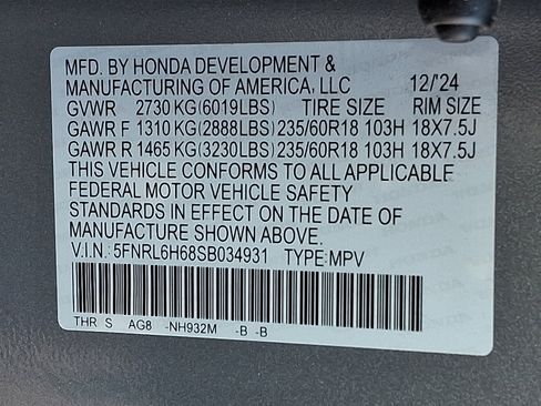 Used 2025 Honda Odyssey EX-L image 29