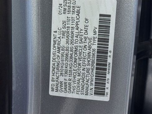 Certified 2024 Honda Pilot TrailSport image 45