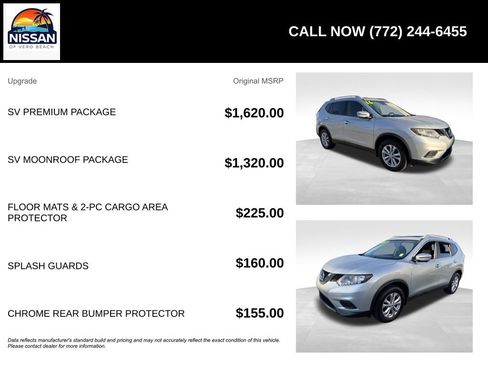 Used 2016 Nissan Rogue SV w/ SV Premium Package image 6