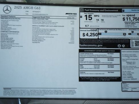 New 2025 Mercedes-Benz G 63 AMG 4MATIC image 37