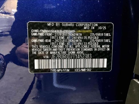 New 2026 Subaru Outback Limited XT image 19